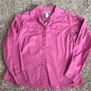 Wrangler Women’s Long Sleeve Snap Up Shirt